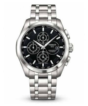 Dual Tone White-Back Tissot Couturier Automatic Watch
