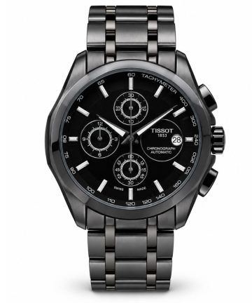 Full Black Tissot Couturier Automatic Chronograph Watch